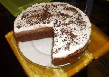 Francia csoki torta